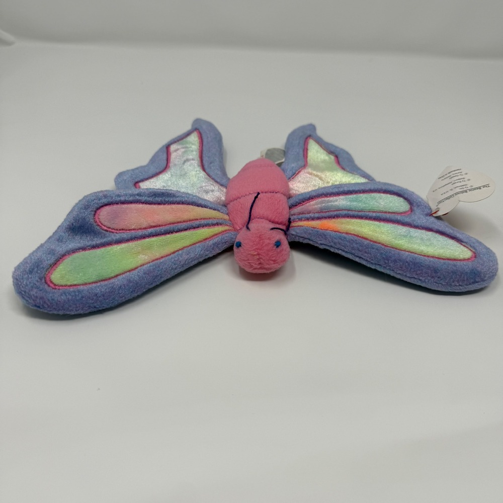 Ty Beanie Babies  Baby "Flitter " 1999‎ Pink Purple Iridescent Wings 4232 NWT